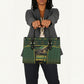 Jamaica Independence Day Leather Bag Crocodile Broken Chain Freedom