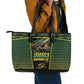 Jamaica Independence Day Leather Tote Bag Crocodile Broken Chain Freedom