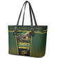 Jamaica Independence Day Leather Tote Bag Crocodile Broken Chain Freedom