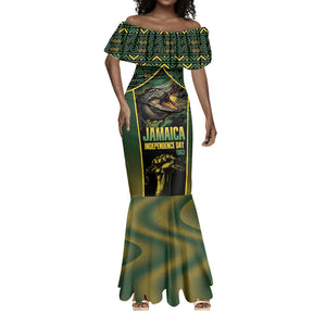 Jamaica Independence Day Mermaid Dress Crocodile Broken Chain Freedom