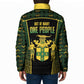 Jamaica Independence Day Padded Jacket Crocodile Broken Chain Freedom