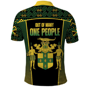 Jamaica Independence Day Polo Shirt Crocodile Broken Chain Freedom