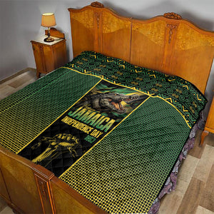 Jamaica Independence Day Quilt Crocodile Broken Chain Freedom