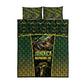 Jamaica Independence Day Quilt Bed Set Crocodile Broken Chain Freedom