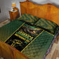 Jamaica Independence Day Quilt Bed Set Crocodile Broken Chain Freedom