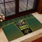 Jamaica Independence Day Rubber Doormat Crocodile Broken Chain Freedom