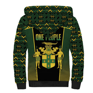 Jamaica Independence Day Sherpa Hoodie Crocodile Broken Chain Freedom