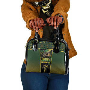 Jamaica Independence Day Shoulder Handbag Crocodile Broken Chain Freedom