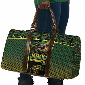 Jamaica Independence Day Travel Bag Crocodile Broken Chain Freedom