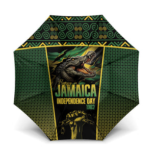 Jamaica Independence Day Umbrella Crocodile Broken Chain Freedom
