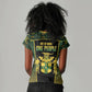 Jamaica Independence Day Women V-Neck T-Shirt Crocodile Broken Chain Freedom