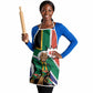 Nelson Mandela Birthday Apron 67 Minutes South Africa Flag Comic