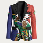 Nelson Mandela Birthday Blazer 67 Minutes South Africa Flag Comic