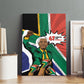 Nelson Mandela Birthday Canvas Wall Art 67 Minutes South Africa Flag Comic