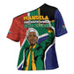 Nelson Mandela Birthday Cross Shoulder Shirt 67 Minutes South Africa Flag Comic
