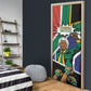 Nelson Mandela Birthday Door Cover 67 Minutes South Africa Flag Comic