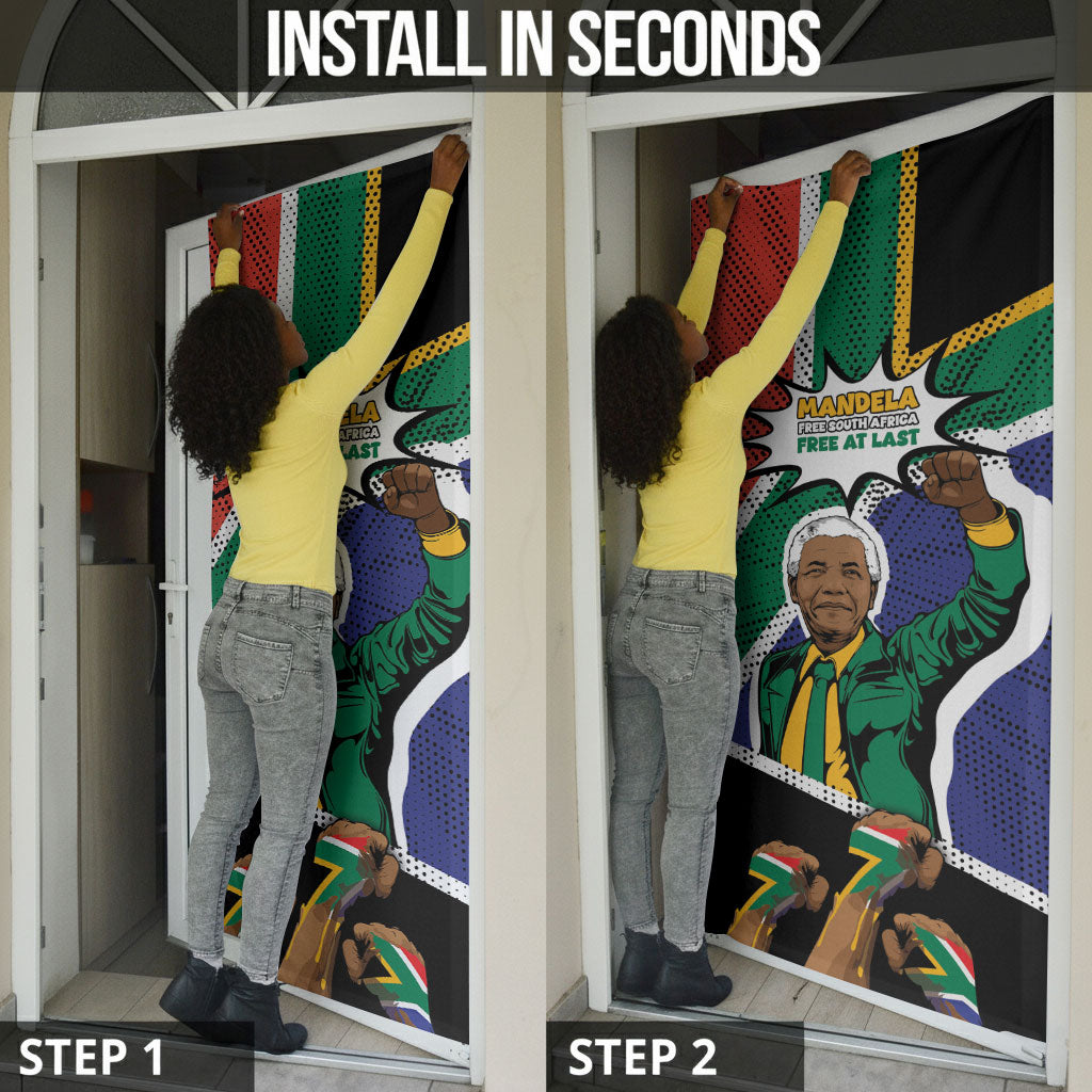 Nelson Mandela Birthday Door Cover 67 Minutes South Africa Flag Comic