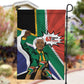Nelson Mandela Birthday Garden Flag 67 Minutes South Africa Flag Comic