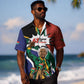 Nelson Mandela Birthday Hawaiian Shirt 67 Minutes South Africa Flag Comic DT05