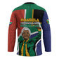Nelson Mandela Birthday Hockey Jersey 67 Minutes South Africa Flag Comic