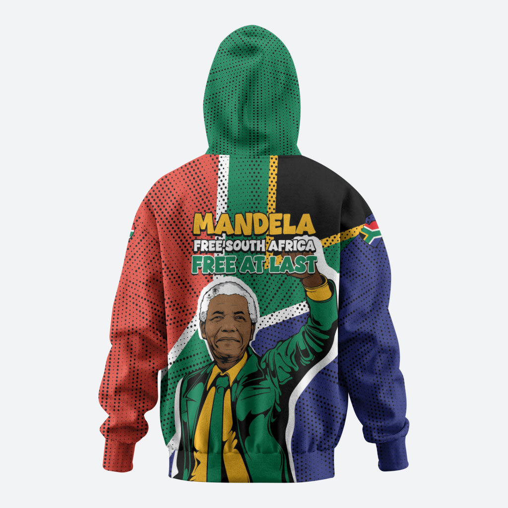 Nelson Mandela Birthday Hoodie 67 Minutes South Africa Flag Comic