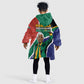 Nelson Mandela Birthday Kid Wearable Blanket Hoodie 67 Minutes South Africa Flag Comic