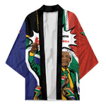 Nelson Mandela Birthday Kimono 67 Minutes South Africa Flag Comic