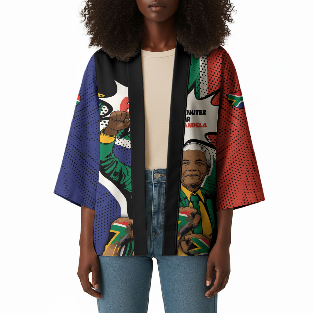 Nelson Mandela Birthday Kimono 67 Minutes South Africa Flag Comic