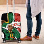 Nelson Mandela Birthday Luggage Cover 67 Minutes South Africa Flag Comic