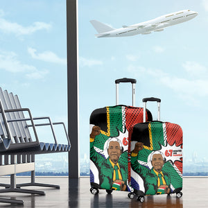 Nelson Mandela Birthday Luggage Cover 67 Minutes South Africa Flag Comic