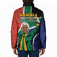 Nelson Mandela Birthday Padded Jacket 67 Minutes South Africa Flag Comic