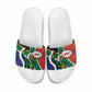 Nelson Mandela Birthday Slide Sandals 67 Minutes South Africa Flag Comic