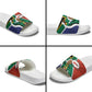 Nelson Mandela Birthday Slide Sandals 67 Minutes South Africa Flag Comic
