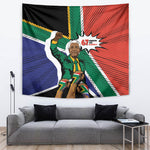 Nelson Mandela Birthday Tapestry 67 Minutes South Africa Flag Comic