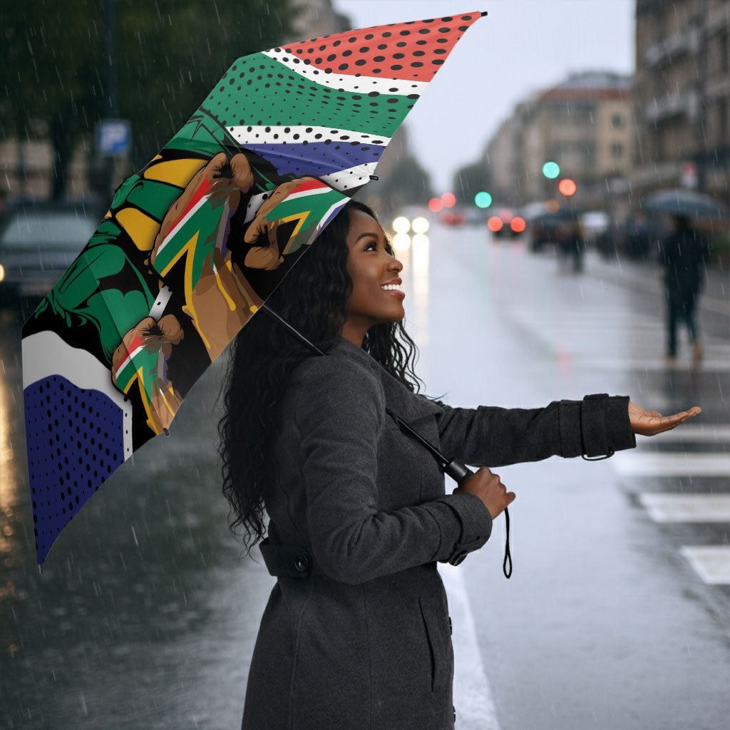 Nelson Mandela Birthday Umbrella 67 Minutes South Africa Flag Comic
