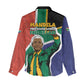 Nelson Mandela Birthday Women Casual Shirt 67 Minutes South Africa Flag Comic