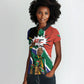 Nelson Mandela Birthday Women Polo Shirt 67 Minutes South Africa Flag Comic