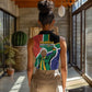 Nelson Mandela Birthday Women Sleeveless Polo Shirt 67 Minutes South Africa Flag Comic