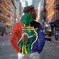 Nelson Mandela Birthday Zip Hoodie 67 Minutes South Africa Flag Comic