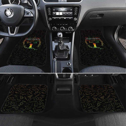 Juneteenth 1865 Car Mats Unapologetically Black