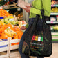 Juneteenth 1865 Grocery Bag Unapologetically Black