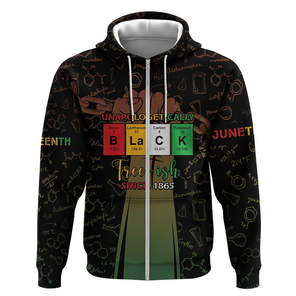 Juneteenth 1865 Hoodie Unapologetically Black