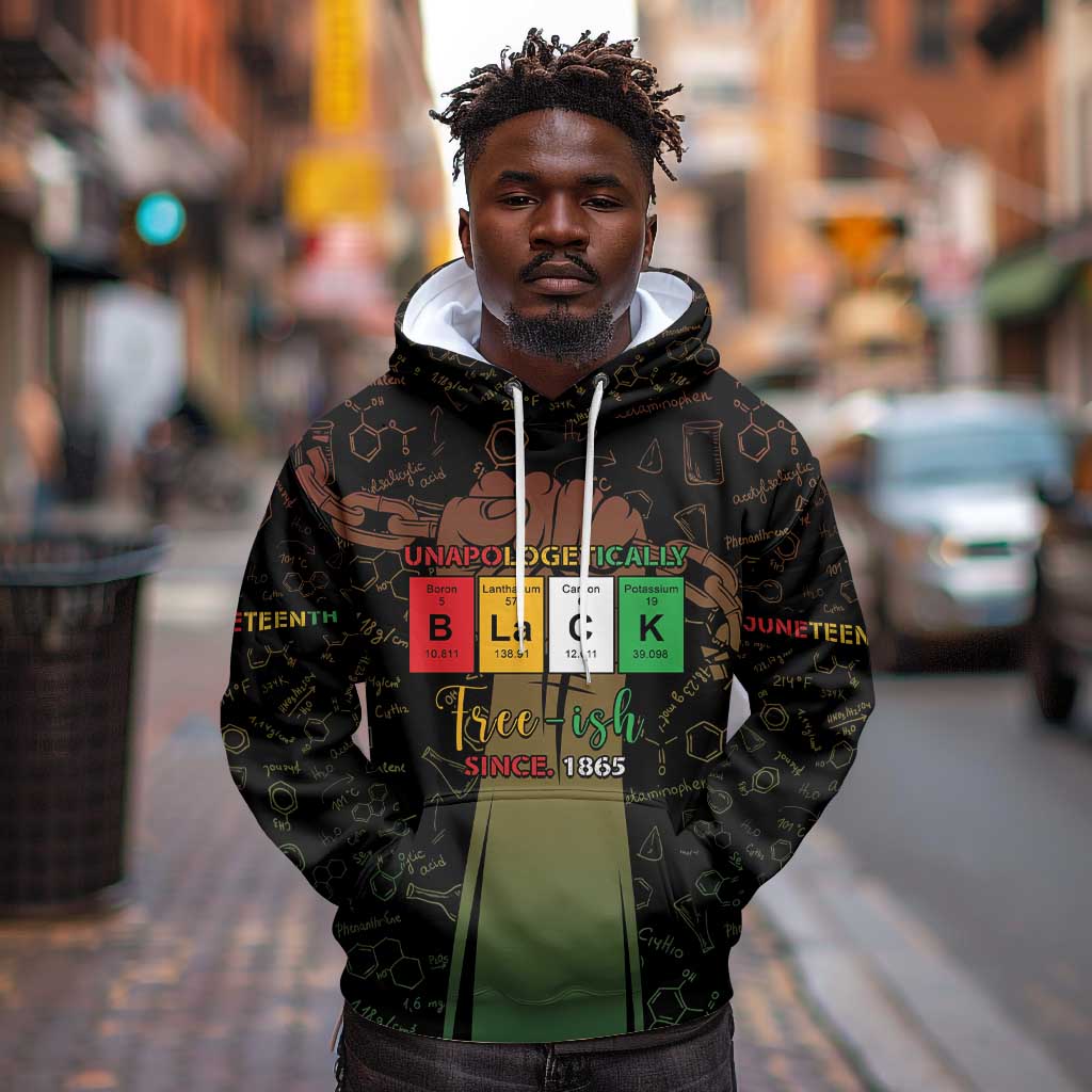 Juneteenth 1865 Hoodie Unapologetically Black