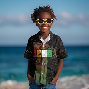 Juneteenth 1865 Kid Hawaiian Shirt Unapologetically Black