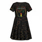 Juneteenth 1865 Kid Short Sleeve Dress Unapologetically Black