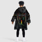 Juneteenth 1865 Kid Wearable Blanket Hoodie Unapologetically Black