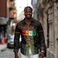 Juneteenth 1865 Long Sleeve Button Shirt Unapologetically Black
