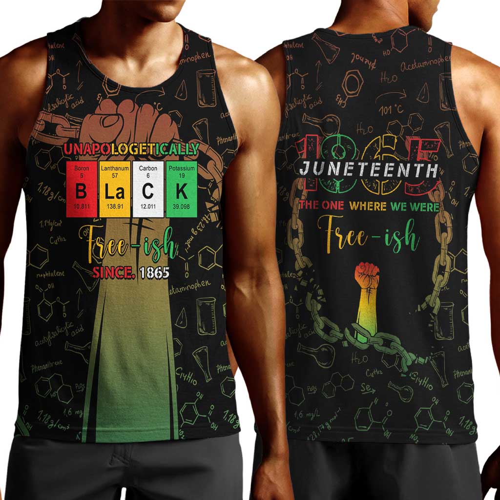 Juneteenth 1865 Men Tank Top Unapologetically Black