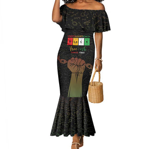 Juneteenth 1865 Mermaid Dress Unapologetically Black