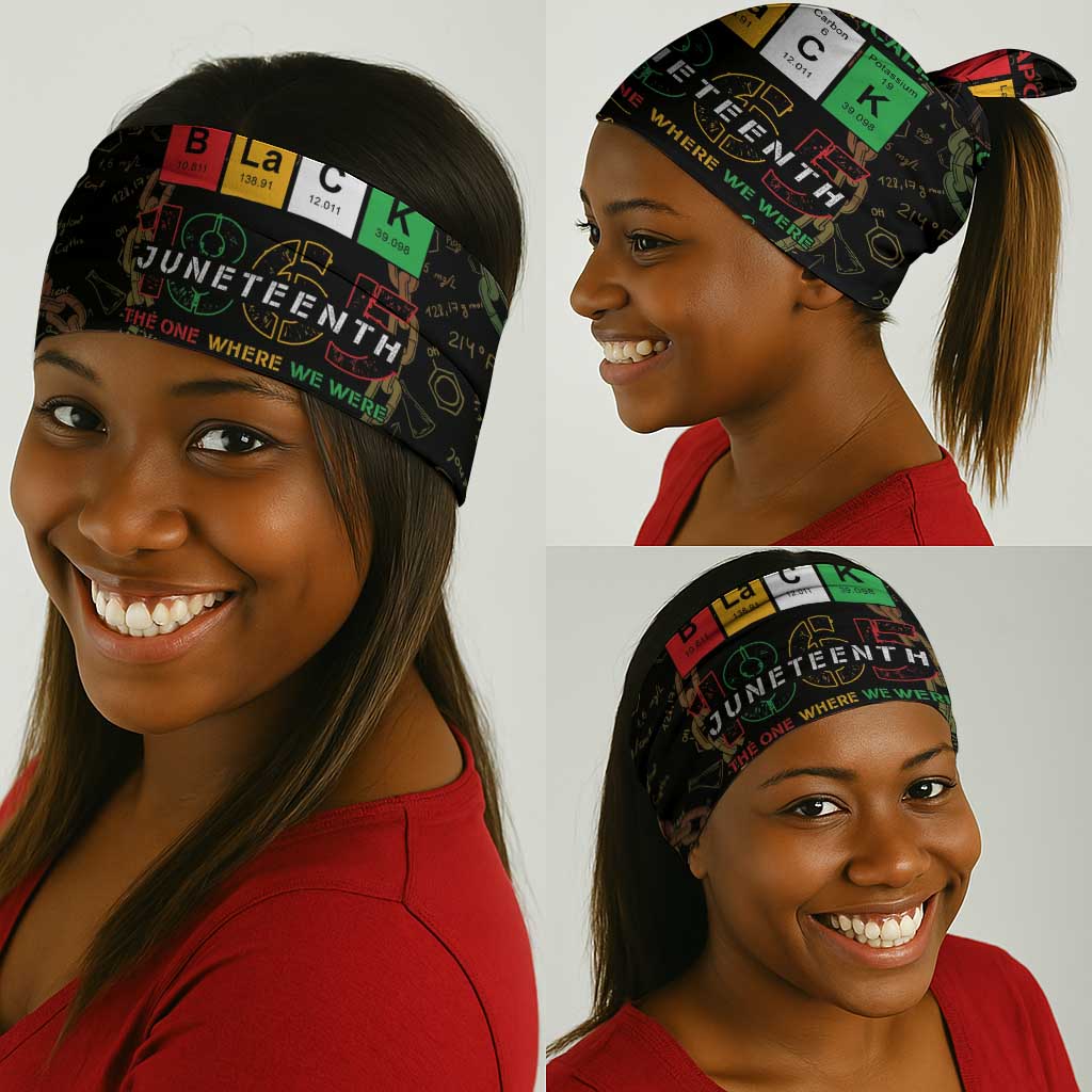 Juneteenth 1865 Neck Gaiter Unapologetically Black DT05